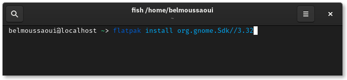 Install GNOME SDK